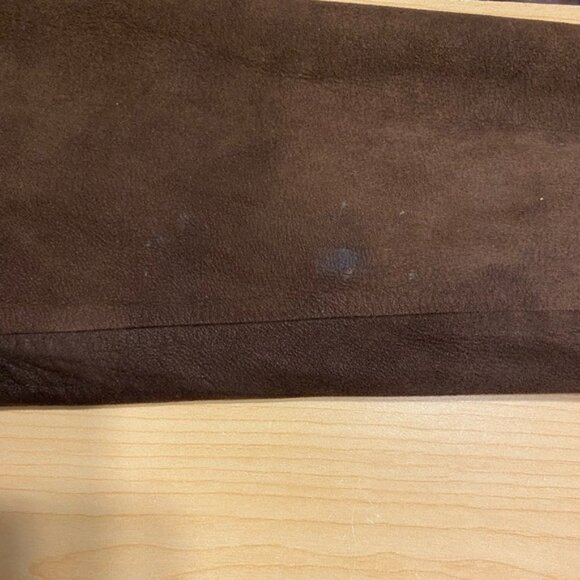 Vintage J. Crew SUEDE Leather Button Up Car Coat, Dark Brown, SOFT, Men’s Large - Picture 12 of 12